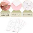 thumbnail image 3 of Qucyy 10 Sheets Blank Puzzles, 5.1x3.5 Inch All White Puzzle Blank Puzzles to Print on, 3 of 5