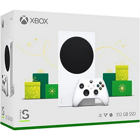 Open Box MICROSOFT XBOX SERIES S 512GB HOLIDAY CONSOLE RRS-00049 - WHITE