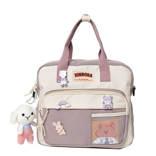 Mochila Kawaii Hombro Estudiantes Japoneses Bolsas Saco La Escuela Bacina Color Nylon Universal Niña Mensajería