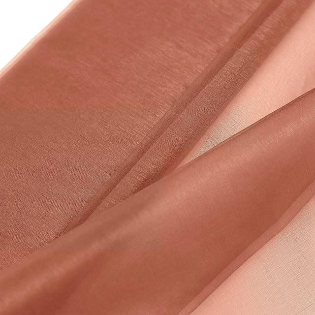 Efavormart 54"X10yd | Solid Sheer Chiffon Fabric Bolt, DIY Voile Drapery Fabric For Wedding ...