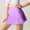 Purple, variant on Tennis Skirts for Women Crossover High Waisted Lightweight Pleated Ruffle Mini Workout Skorts with Pockets