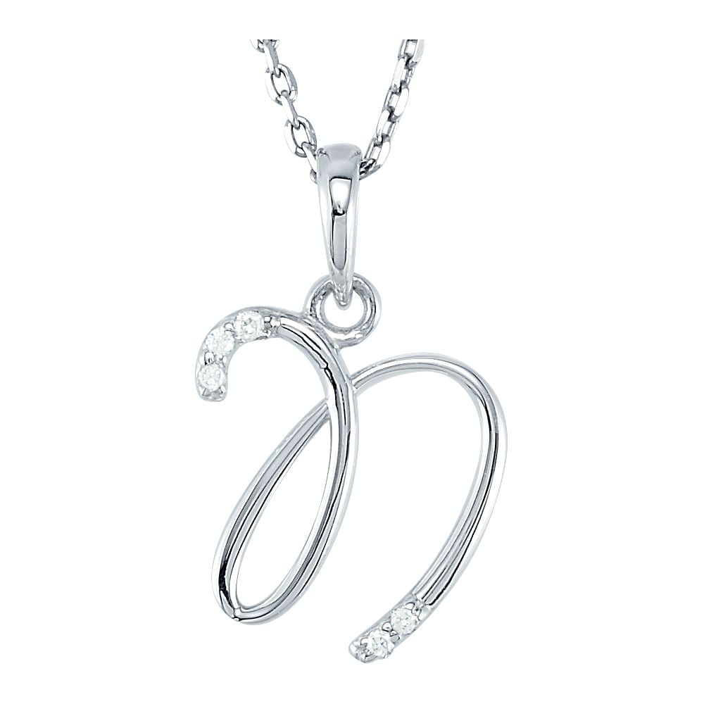 .925 Sterling Silver Polished Letter O Initial Womens Pendant