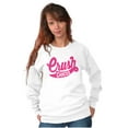 thumbnail image 3 of Cool Crush Breast Cancer Awareness Women Plus Size Crewneck Sweatshirt Brisco Brands 2X, 3 of 5