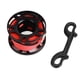 thumbnail image 1 of Sailing Clip de carrete de dedo de aluminio para aviación, carrete tecnológico para buceo, línea de 15m (negro), 1 of 11