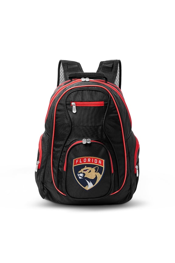 MOJO Black Florida Panthers Trim Color Laptop Backpack