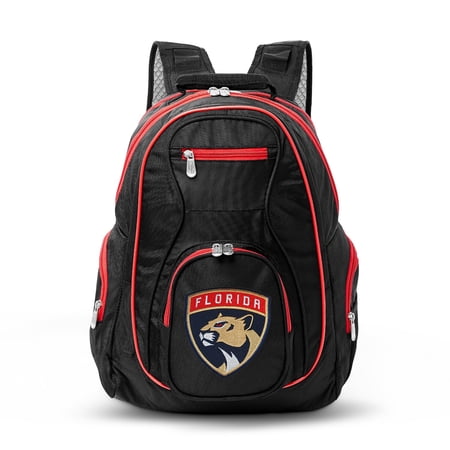 MOJO Black Florida Panthers Trim Color Laptop Backpack