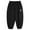 A-1053Black, variant on MEZZALL Boys Cargo Trousers Fully Elastic Waist Solid Color Trousers Children Regular Fit Toddler Daily Wear Lovely / 10-11 Years
