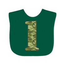 Inktastic Green Camo 1st Birthday Boys Baby Bib
