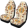 thumbnail image 5 of Pzuqiu Geometric Pattern Car Seat Covers Breathable Car Seat Covers Full Set Auto Decor Interior Accessories Easy to Install Fit for Cars Truck, 5 of 10