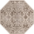 thumbnail image 1 of Unique Loom 3158919 5 ft. 3 in. x 5 ft. 3 in. Washington Rushmore Octagon Area Rug, Tan, 1 of 1