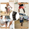 thumbnail image 6 of iMucci 2 Pack Copper Knee Sleeves, Professional Copper Knee Braces for Men and Women, Premium Compression Support for Knee Pain, Sports, Workout, Arthritis, ACL, Joint Pain Relief, 6 of 8