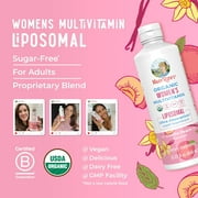 MaryRuth's Women's Organic Multivitamin Liposomal for Adults, Immune Skin Health, Vegan, Gluten-Free, Vanilla Peach,15.22 fl oz