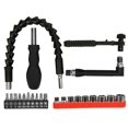 thumbnail image 3 of Fosa Flexible Screwdriver Bit Extension 23 Pieces Drill Extender Set Shaft Tip Carbon, 3 of 8