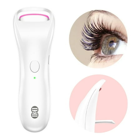 CIICII Heated Eyelash Curlers, Professional Long-Lasting Lash Curler with Flexible Silicone Pad-pink