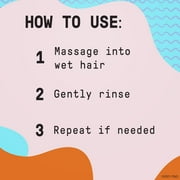 NOU No Strip Sulfate Free Shampoo, for Kinky, Curly & Coily Hair, 10.1 fl oz