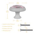 thumbnail image 4 of 4PCS Round Flamingo Cabinet Fluorescence Knob Glowing in the Dark Furniture Drawer Pulls Handle with Screws, 4 of 5