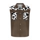 thumbnail image 5 of Camiseta sin mangas con cuello vuelto para hombre, estilo informal, con estampado del Día de la Independencia, cuello vuelto, sin mangas, bolsillos, deportiva, de poliéster, 5 of 5
