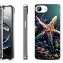 Shockproof Protective Phone Case for iPhone 16e, by OneToughShield - Starfish
