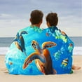 thumbnail image 3 of Kbndieu Beach Towels Super Lightweight Colorful Bath Towels Sandproof Beach Blanket Multi-purpose Towel for Travel Swimming Pool Beach Vacation Essentials, 3 of 9