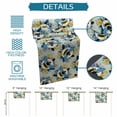 thumbnail image 6 of Teal Green Bees Farmhouse Table Runner 70 Inches, Spring Summer Botanical Flowers Bed Runner Dresser Scarves Tabletop for Indoor Outdoor Parties/Ceremony/Banquet, 13" x 70", 6 of 9