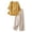 C-Yellow300, variant on DHFJKG 2 Piece Sets For Women Summer Boho Outfits Ethnic Style Half Sleeve T Shirt Wide Leg Pants Set Casual Beach Vacation Clothes Versatile Outfit