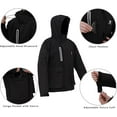 thumbnail image 2 of RainRider Waterproof Rain Gear Jacket with Bib Pants, Foul Weather Gear for Fishing Sailing, Men's & Women's 2XL, 2 of 7