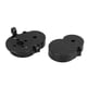 thumbnail image 3 of Carcasa de caja de cambios de transmisión trasera, accesorio para camión RC, carcasa de caja de cambios de metal para camión WPL D12, color negro, 3 of 14