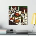 thumbnail image 3 of Family's Evening Meal - Canvas, 3 of 10