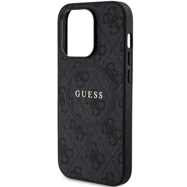 Guess 4G Collection Leather Metal Logo with MagSafe Hard