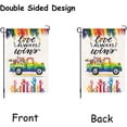 thumbnail image 3 of Pride Garden Flag LOVE ALWAYS WIN 12"x18" double Sided Burlap LGBTQ Rainbow Flag Small , Gay Flag Garden Flag for Yard Lawn Home Door Decor, 3 of 6