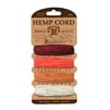 Hemptique Hemp Cord 20lb 120'-Coral Reef