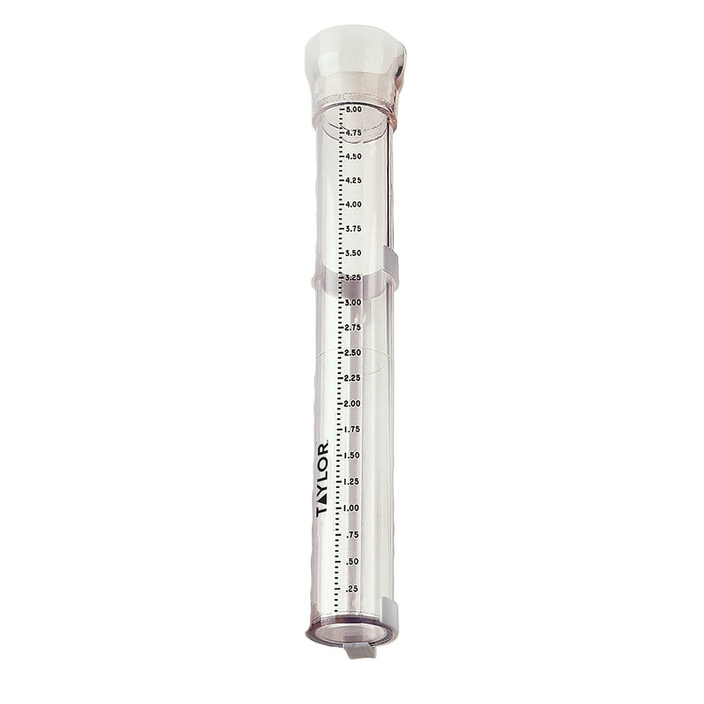 Taylor Precision Products 5inch ClearVu Capacity Rain Gauge Walmart