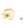thumbnail image 1 of Pulseras brazaletes múltiples Yuyangstore Oro 20 piezas, 1 of 8
