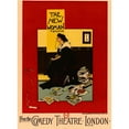 thumbnail image 2 of Albert Morrow 14x18 Gold Ornate Wood Frame and Double Matted Museum Art Print Titled - The New Woman by Sydney Grundy (1894), 2 of 4