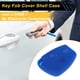 thumbnail image 3 of Funda de llave de coche de silicona azul única para Mercedes-Benz C-Class S203 W204 W203 - Funda de control remoto de llave de 3 botones, 3 of 6