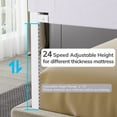 thumbnail image 4 of Queen Size 3-Side Toddler Bed Rail –Adjustable Height, Dual Lock, Reinforced Base, 59x78.7x78.7" (3 packs), 4 of 7