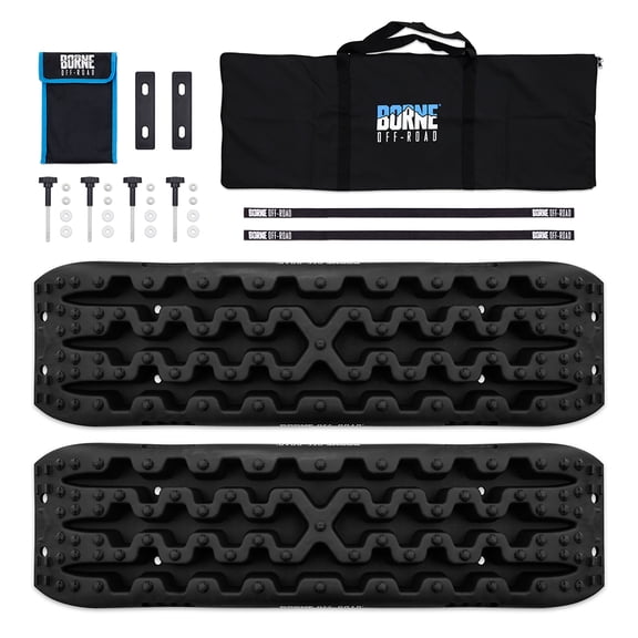 Borne Off-Road Traction Board Set  Black