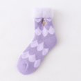 thumbnail image 2 of JeashCHAT Winter Brushed Thickening And Velvet Colored Floor Socks Warm Socks Ski Socks, 2 of 2