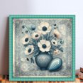 thumbnail image 2 of Kit Punto Cruz Porcelana Impresa Hilo Algodón Ecológico Bordado 11CT 40x40cm, 2 of 9