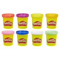 thumbnail image 1 of Hasbro HSBE5062 Play-Doh Rainbow Non-Toxic Modeling Compound Toys, Multi Color - Pack of 8, 1 of 1