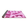 thumbnail image 2 of Ahgly Company Indoor Rectangle Abstract Pink Modern Area Rugs, 4' x 6', 2 of 4