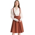 thumbnail image 1 of INSPIRE CHIC Vestido General De Cintura Elástica Con Tirantes Y Tirantes Para Mujer marrón XL, 1 of 6