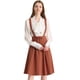 thumbnail image 1 of INSPIRE CHIC Vestido General De Cintura Elástica Con Tirantes Y Tirantes Para Mujer marrón M, 1 of 6