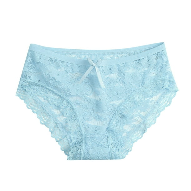 Braguitas sexy de encaje para mujer con malla hueca y lazo, cintura baja, mezcla de poliéster, nailon y spandex, talla única para 40-60 kg, ideal para un estilo sexy y de discoteca