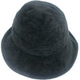 thumbnail image 6 of CoCopeaunts Women Bucket Hat Winter Warm Solid Corduroy Bucket Cap Folding Sunscreen Fisherman Hat for Streetwear All-Match, 6 of 8