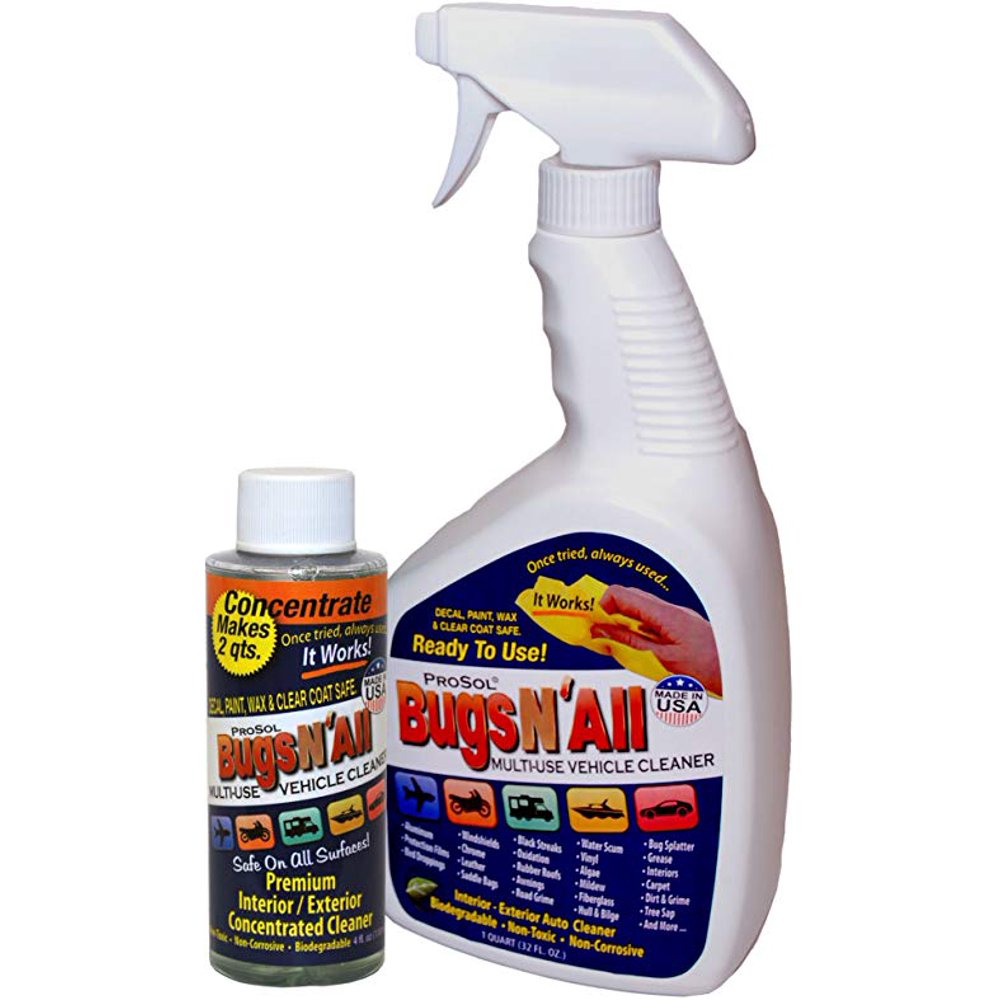Bugs N All - Best All Purpose Interior & Exterior Vehicle Cleaner & Bug