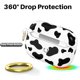 thumbnail image 4 of Estuche lindo con estampado de vaca (negro) para Airpods Pro Estuche rígido (sin perforaciones) Estuche de TPU para estuche de carga Apple AirPods Pro, 4 of 5
