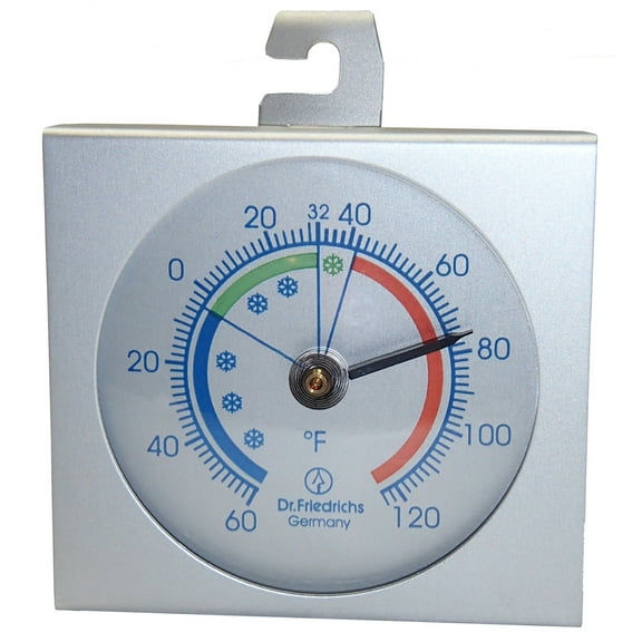 Refrigerator - Freezer Thermometer Aluminum