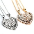 thumbnail image 2 of Mother Daughter Pendant Necklace Mother's Day Gift for Mom Best Family Gift (Gold), 2 of 3