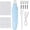 Light Blue, variant on Electric Eraser for Artists, Rechargeable Electric Eraser Kit, 140 Refills for Drafting, Electric Pencil Eraser - Battery Operated for Drawing Pencils, Crafts, Arts EE04(Black)